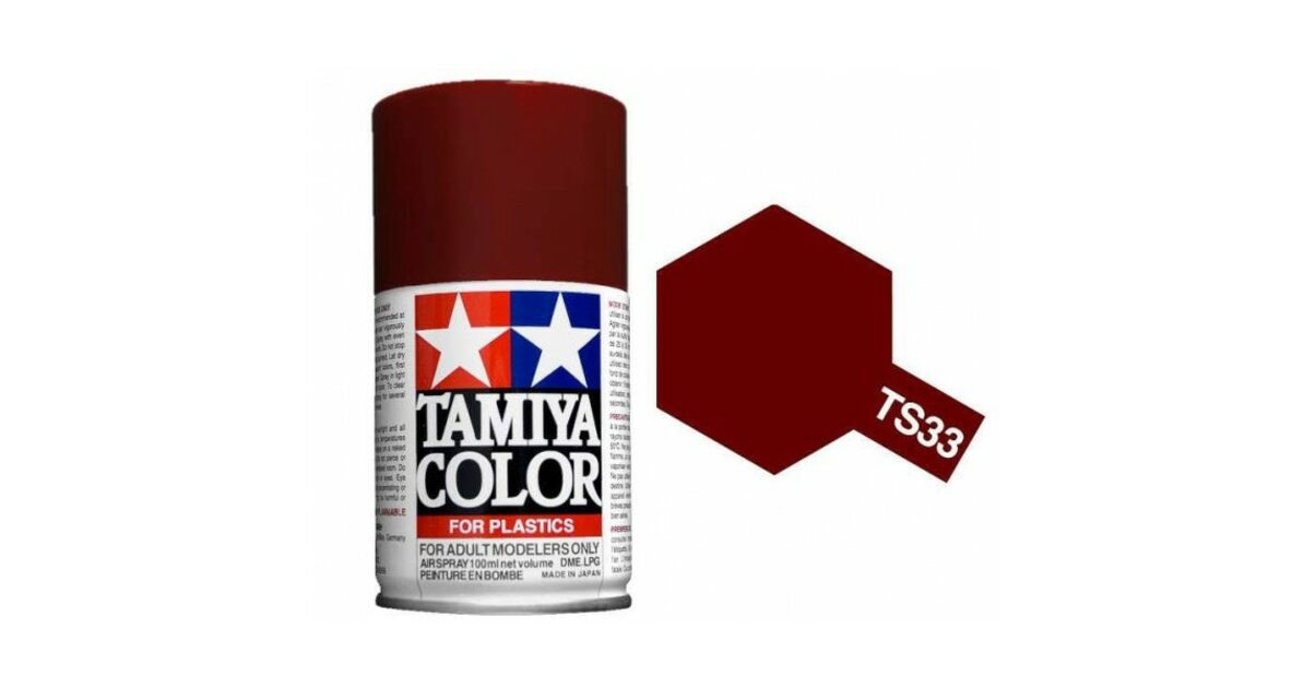 Peinture En Bombe Tamiya PS2 Rouge - 100ml - Pour Polycarbonate - Modélisme RC